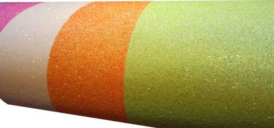 Letër dekorative me shkëlqim Cutout Glitter Opal A4, 6 fletë, shumëngjyrëshe