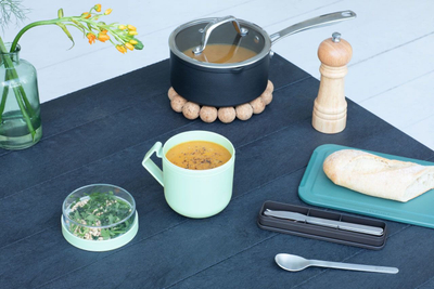 Чаша за супа Brabantia Make and Take, 0.6L, пластика, смарагдно зелена
