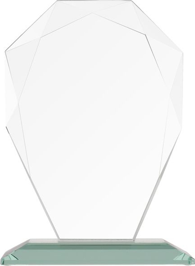 Kupë dekorative Tryumf Glass G007/FP, trofe qelqi, me kuti
