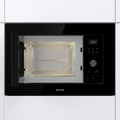 Furrë me mikrovalë inkaso Gorenje BM201AG1BG, 800W, 59.5 cm, e zezë