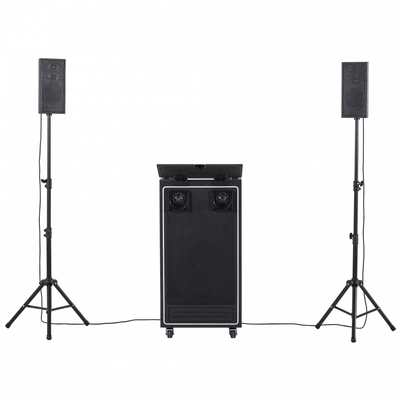 Sistem zëri DJ Akai Compact Stage, Bluetooth 5.3, LED, i zi
