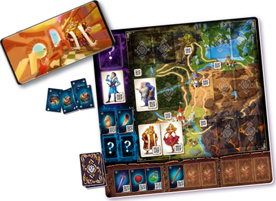 Lojë tavoline Lucky Duck Games Adventure Chronicles Expedition for Moonstones, për familje, 7+