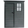 Shpi veglash kopshti Saska Garden PVC, 152x91x192.5 cm, gri