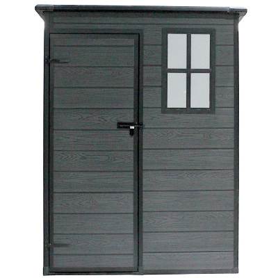 Shpi veglash kopshti Saska Garden PVC, 152x91x192.5 cm, gri