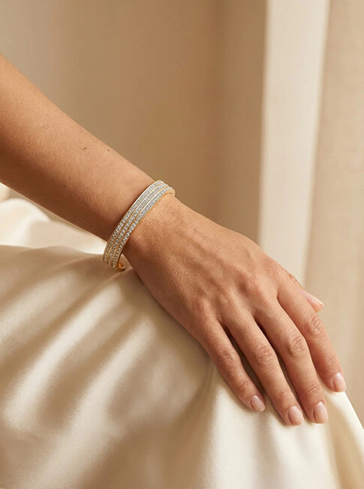 Byzylyk Gold Bracelet, dizajn elegant, i artë