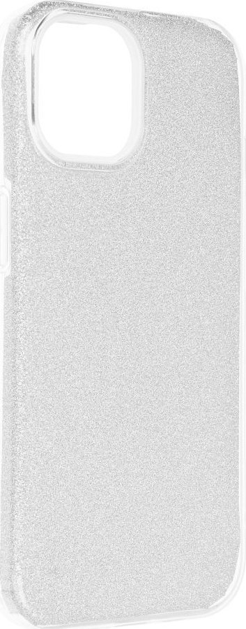 Kuti mbrojtëse Shining për iPhone 15, e butë, me shkëlqim, argjendi