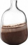 Vazo xhami Leonardo Casolare, 33.5cm, 21cm, kafe