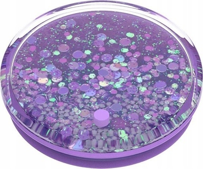 Mbajtëse telefoni PopSockets PopGrip TidePool Lavender, me ngjitës, me shkëlqim, lejla