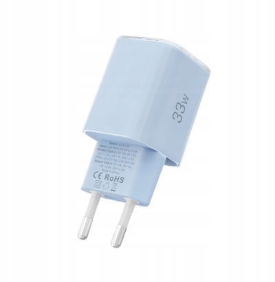 Полнач мрежен Tech-Protect NCM33W, 2 порти, 33W PD QC3.0, „baby“ сина