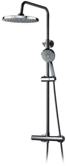 Set dushi termostatik Domoletti ST-98001, sistem dushi, krom