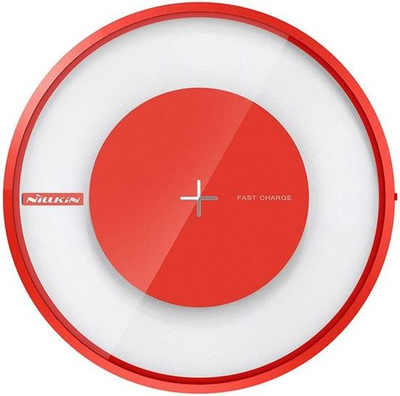Karikues wireless Nillkin Magic Disc 4, Fast Charge 15W, i kuq
