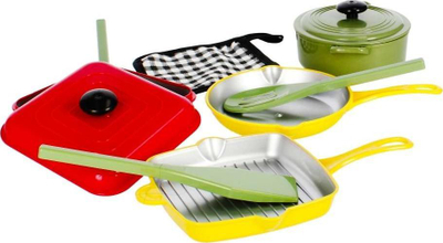 Set loje kuzhine Mega Creative 482905, 10 copë, për kalamaj 3+, shumëngjyrësh