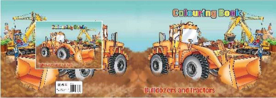 Libër ngjyrosje Pathfinders Bulldozers and Tractors, 16 faqe, 30 x 21 cm, shumëngjyrësh
