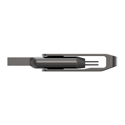 USB Lexar JumpDrive Dual Drive D400, 64GB, USB 3.2 Type A Type C, argjendtë