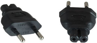 Adapter rryme Microconnect PEEUC7AD, prizë EU në C7, i zi