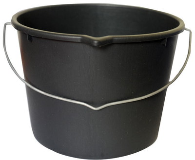 Kovë plastike, 5 L, e zezë