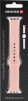 Rrip ore Swissten Silicone për Apple Watch 42-44mm, silikon, rozë e hapur