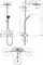 Set dushi Hansgrohe Pulsify 260 Showerpipe, me termostat, 260mm, krom