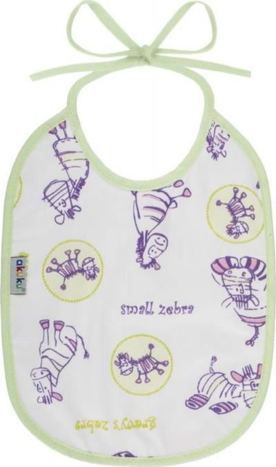 Пешкирче за бебиња Akuku Cotton Tie Bib, памук, водоотпорно, повеќебојно