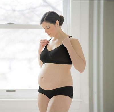 Të brendshme shtatzënie Medela Seamless, 2 copë, XL, të zeza