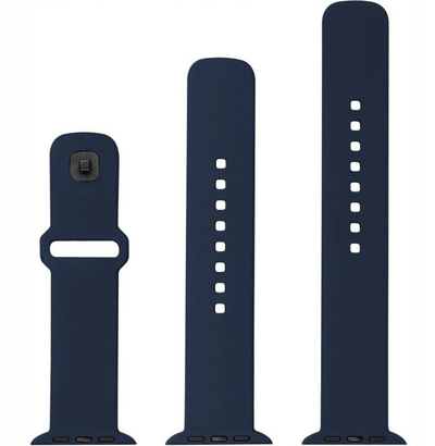 Rrip silikoni FIXED Sports Band për Apple Watch 38/40/41mm, mbyllje me shina 22 mm, blu