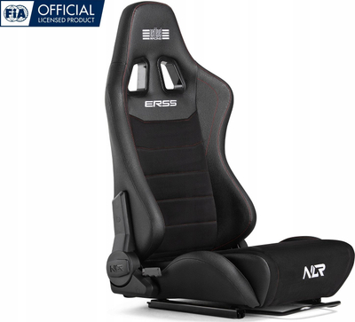 Ulese garash Next Level Racing ERS5 Elite, shtrirje recliner, lëkurë PU dhe suede, e zezë