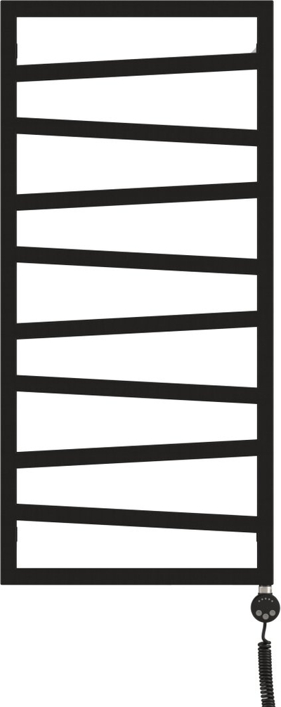 Radiator banjoje Terma ZIGZAG MOA, 1070x500mm, elektrik me vaj, i zi metalik