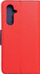 Këllëf-portofol Fancy për Samsung Galaxy A54, lëkurë eko, me magnet, i kuq me navy blue