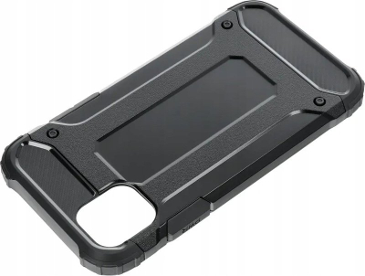 Mbrojtëse telefoni Armor për Xiaomi Redmi Note 12 5G, me qoshe të forcuara, e zezë