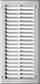 Grilë ajrimi Lockable EXCLUSIVE, 150x310mm, plastike, e bardhë