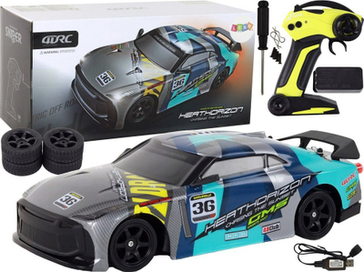 Makina sportive me telekomandë RC Car Vehicle, 4x4, shkalla 1:16, gri shumëngjyrëshe