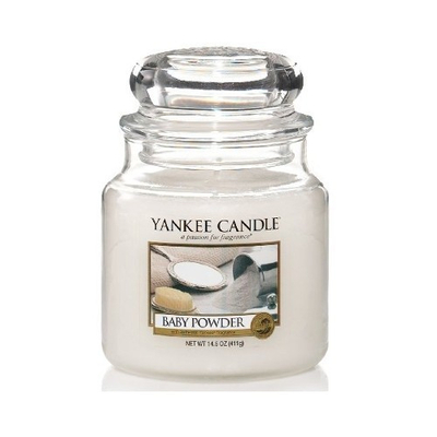 Qiri aromatik Yankee Candle Classic Medium Baby Powder 411 g