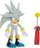 Figurë loje Jakks Pacific Sonic the Hedgehog Silver, me lëvizje, me aksesor, gri