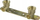Set montimi në mur për rubinet, 1/2", 100 cm, metalik