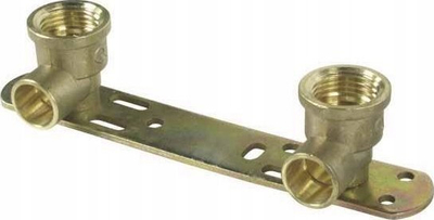 Set montimi në mur për rubinet, 1/2", 100 cm, metalik