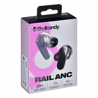Dëgjuese Skullcandy Rail ANC, Wireless, të zeza