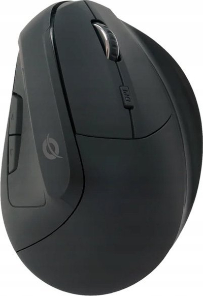 Maus bluetooth Conceptronic LORCAN ERGO, ergonomik vertikal, 6 butona, i zi
