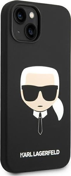 Mbulesë telefoni Karl Lagerfeld KLHCP14MSLKHBK për iPhone 14 Plus, silikon, hardcase, e zezë