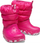 Çizme dimri për fëmijë Crocs Classic Neo Puff Jr 207684, fleece i brendshëm, taban gome, rozë