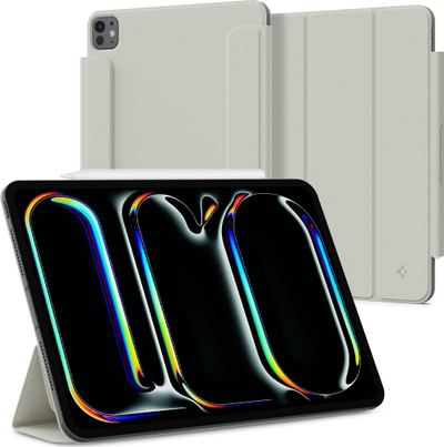 Mbrojtëse folio Spigen Air Skin OneTap, për iPad Pro 11" 2024, gri
