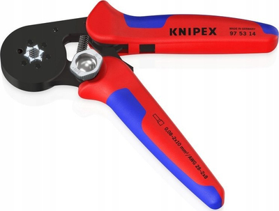 Pinca krimpuese Knipex 975314, vetërregulluese, 180mm, krimp gjashtëkëndor