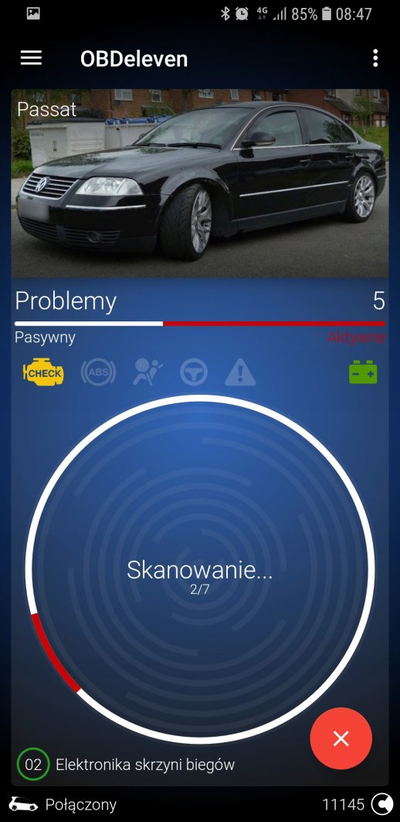Skaner diagnostikues OBD2 OBDeleven Pro Pack, Bluetooth, për iOS dhe Android, i bardhë