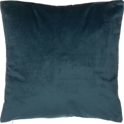 Jastëkë dekorativë Beliani FREESIA, set 2 copë, kadife 45x45cm, blu