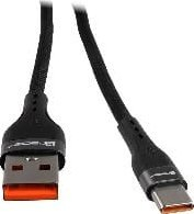 Kabëll USB A në USB C Tracer, 1m, 48W, i zi