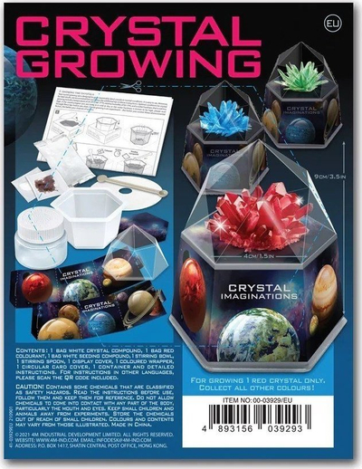 Set eksperimental 4M Crystal Growing, rritje kristalesh, i kuq