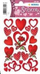 Stikerë dekorativë Herma 3619 Hearts & Roses, set 10 copë, zemra dhe trëndafila, shumëngjyrëshe