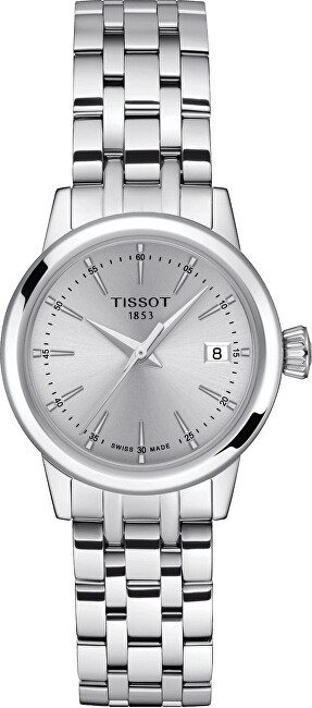 Orë për femra Tissot Classic Dream Lady T129.210.11.031.00, e argjendtë