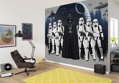 Fototapet muri Komar XXL4-090 Star Wars, 368 x 248 cm, non-woven, bardh e zi