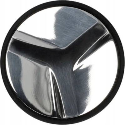 Tamper kafeje Motta, 57 mm, çelik inox, argjendtë