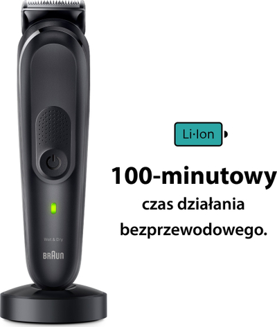 Trimmer multifunksional Braun MGK 7460, 12‑në‑1, Wet &amp; Dry, i zi